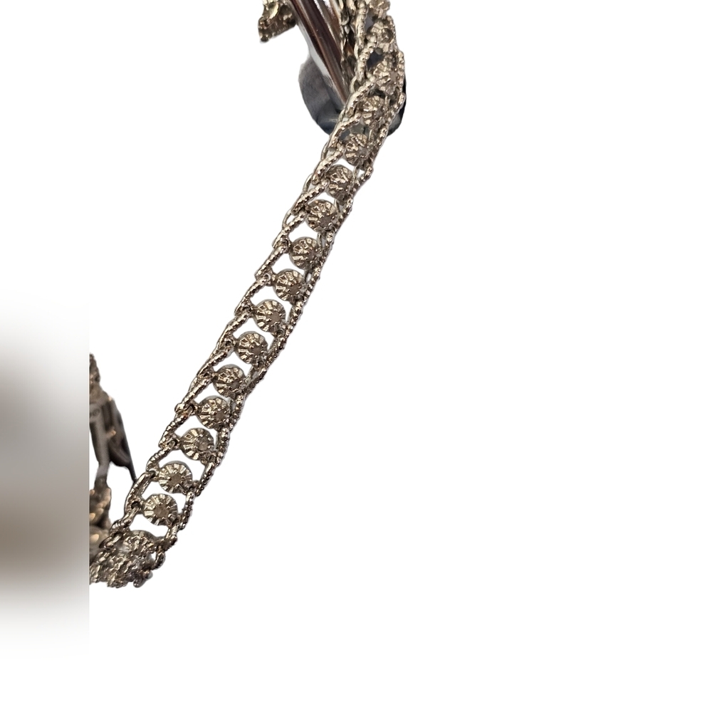 HOU silver tennis bracelet NWOT